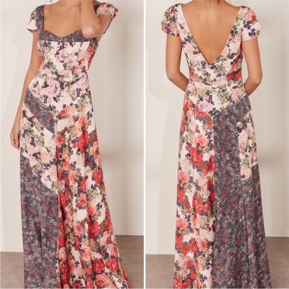 Free People La Fleur Printed Maxi Dress - 6 - Picture 2 of 12